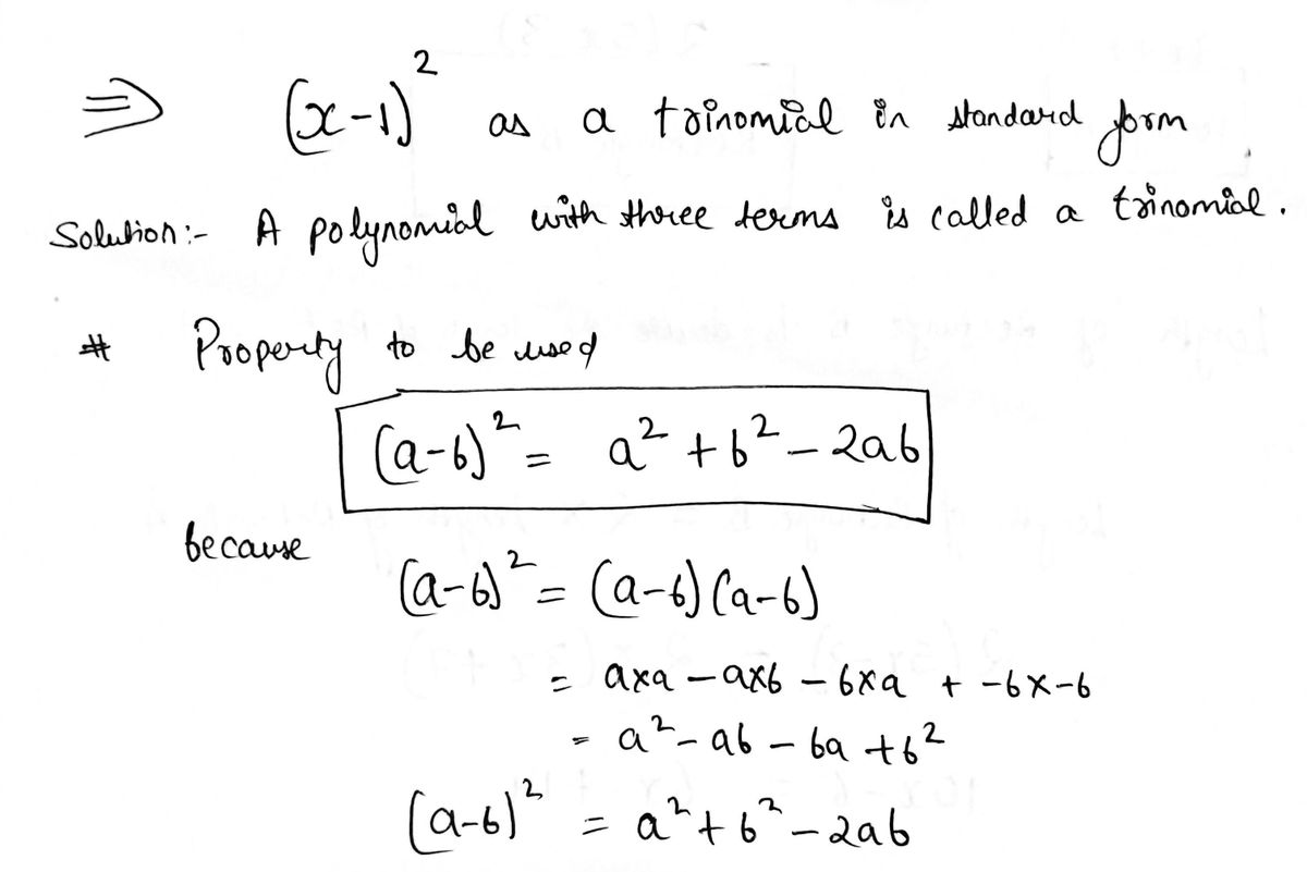 Algebra homework question answer, step 1, image 1